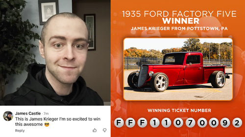 Prize won by James Krieger